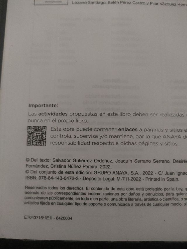 Lengua y literatura 1°ESO 2°trimestre