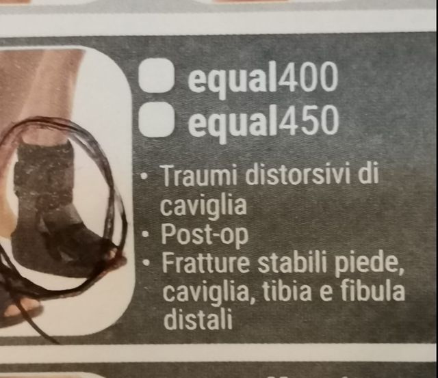 Tutore stivaletto gambaletto mis. S 38/40