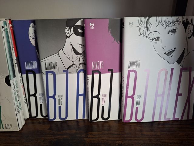 BJ alex, manga coreano, da 1 a 8, italiano
