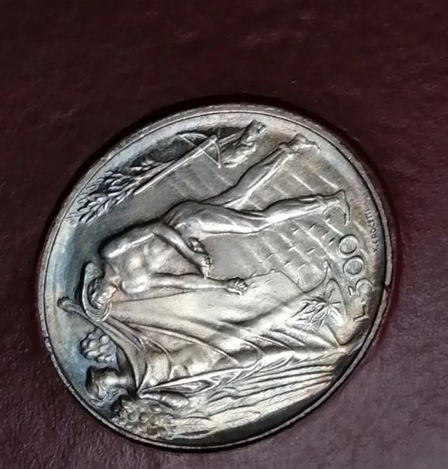 Moneta 500 lire argento san marino