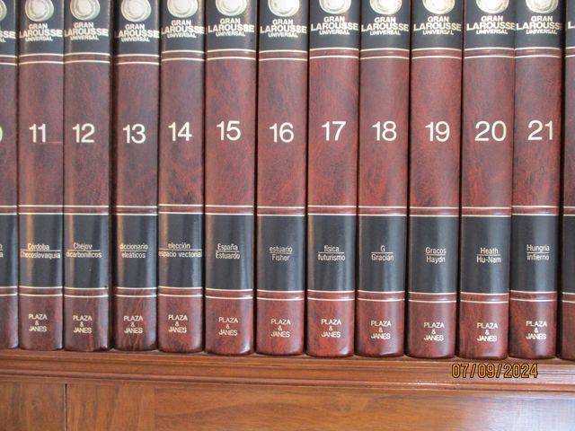 ENCICLOPEDIA GRAN LAROUSSE UNIVERSAL, EN MADRID