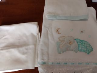 Set lenzuola per carrozzina bimbo/a 