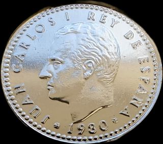 1 Peseta 1980 *82 cospel aluminio 