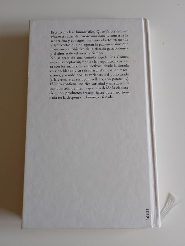 Libro: Querida, los Gómez vienen a cenar