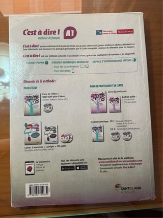 Libro de Francés. A1. Santillana