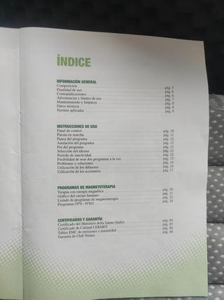 Equipo de magnetoterapia