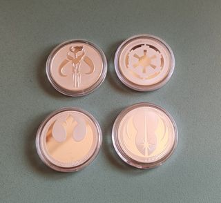Onzas de plata serie escudos Stars Wars