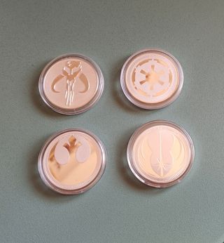 Onzas de plata serie escudos Stars Wars