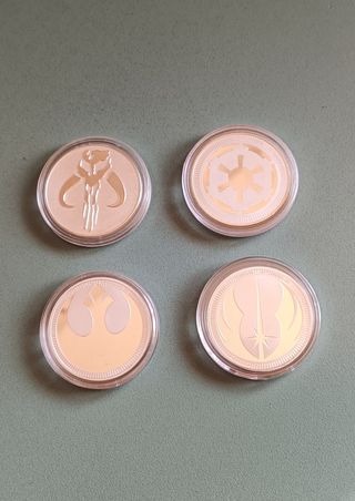 Onzas de plata serie escudos Stars Wars
