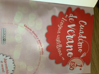 Cuaderno de refuerzo lengua 1 ESO