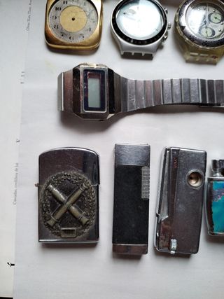 Lote de Relojes y Mecheros para Reparar