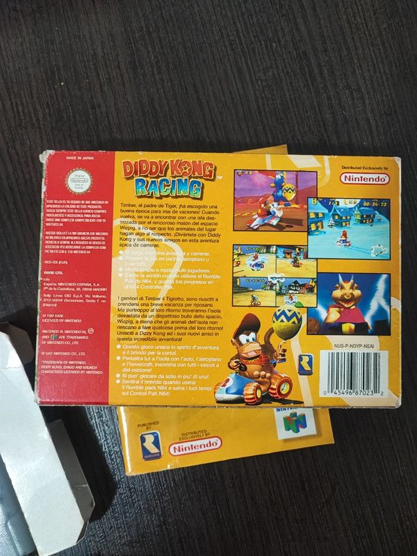 Diddy Kong racing Nintendo 64 Gig Donkey ita PAL