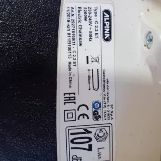 Moto sierra eléctrica Alpine C 2.2