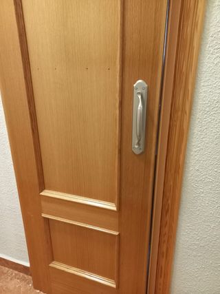 Puerta interior maciza corredera