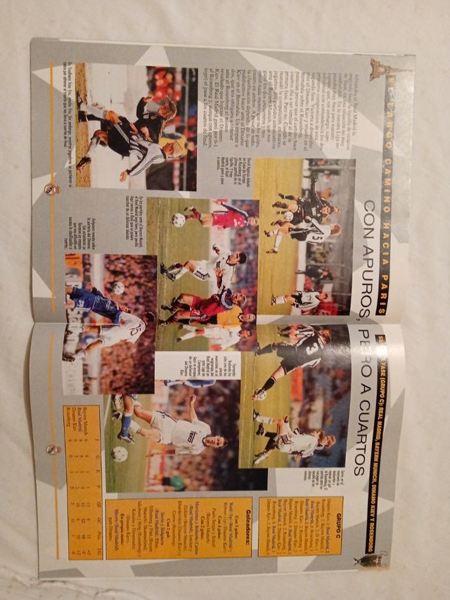 Revista  champions 2000 real Madrid