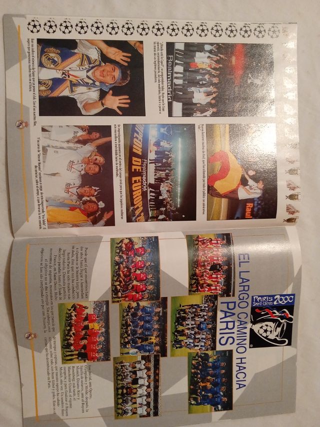 Revista  champions 2000 real Madrid