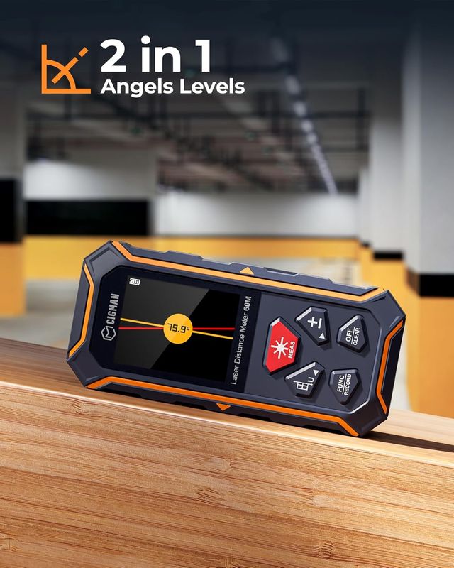 Telémetro láser bilateral de 120 m 📏