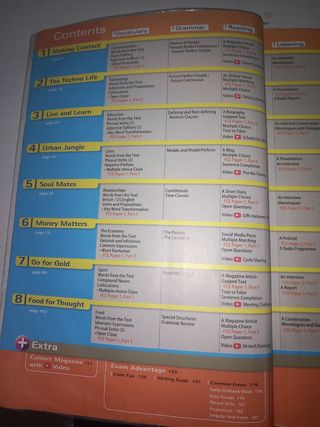 Libro de inglés advantage