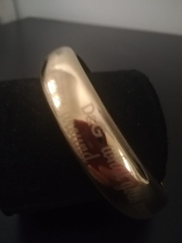 Pulsera caña bañada oro Dolce & Gabbana