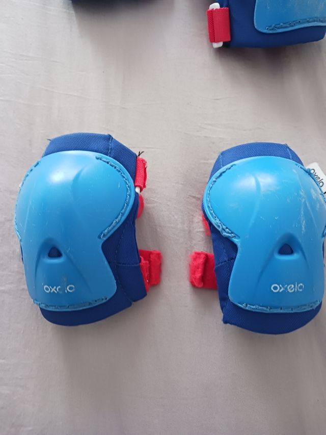 Protecciones patines talla 2XS color azul