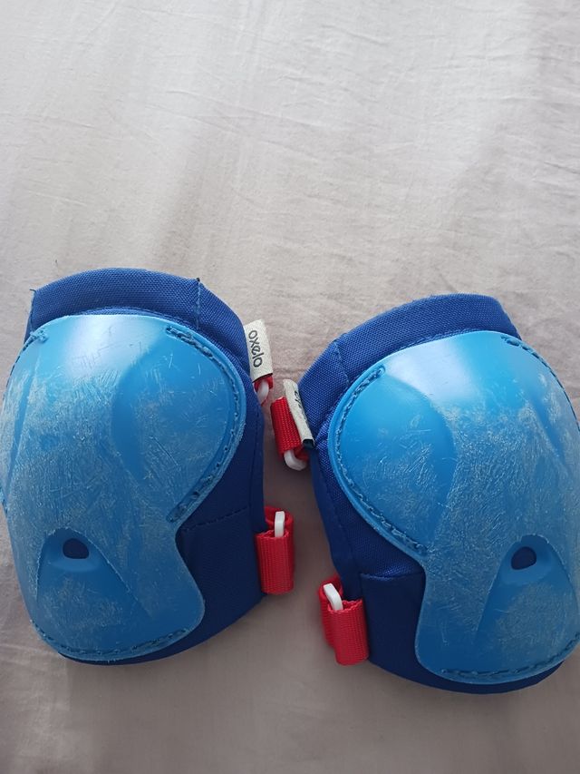 Protecciones patines talla 2XS color azul
