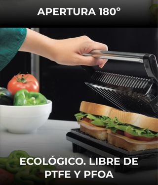Parrilla electrica plancha Sandwichera.