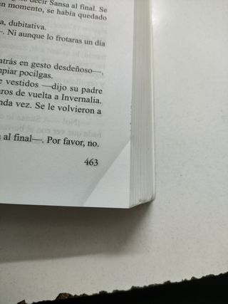 Libro de Juego de Tronos.
