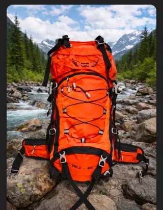 Senderismo camino de santiago mochila 60L