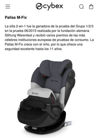 Silla Cybex Pallax M