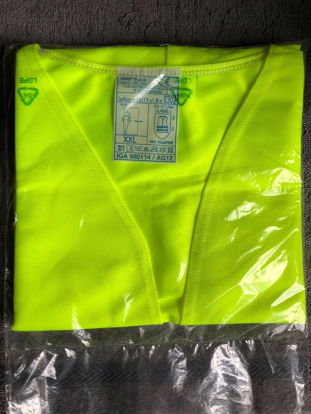 Gilet di sicurezza omologato (nuovo)