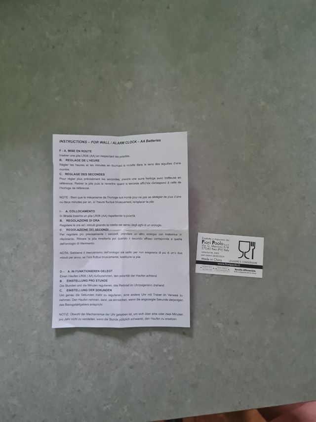 Sveglia in stile vintage