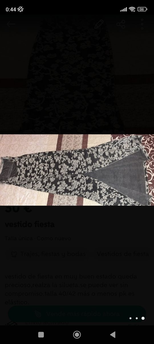 Vestido de fiesta Factory