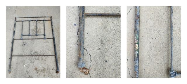 Cabecero de cama antigua