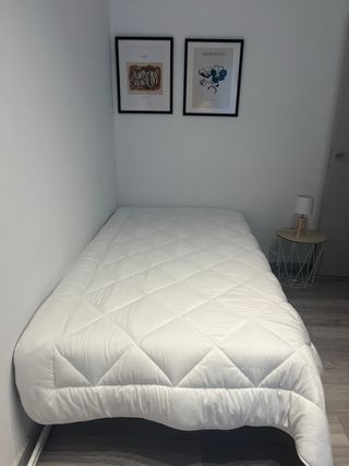 Cama completa 90 cm somier + colchón + edredón