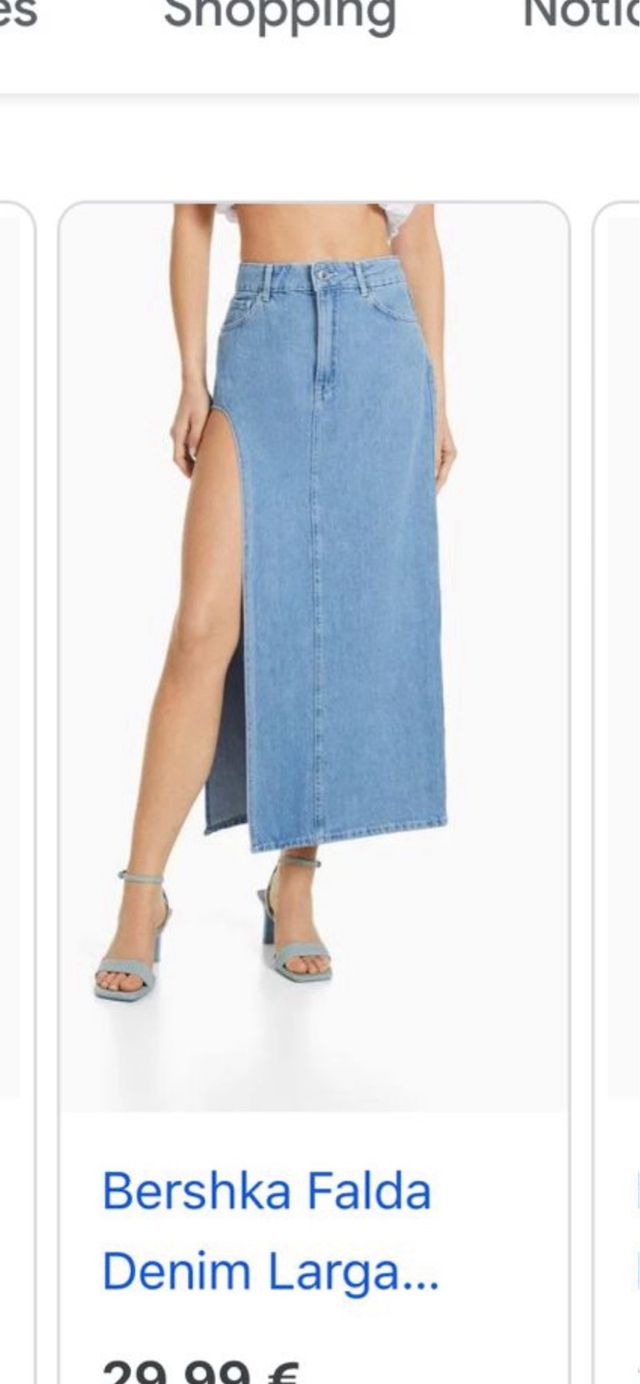 Falda vaquera