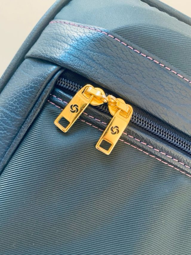 set 3 valigie samsonite semi rigide blu Con Ruote