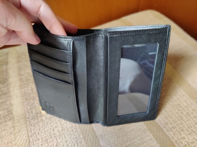 Billetera de piel unisex NUEVA