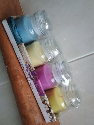 Set quattro candele profumate