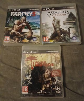 🎮Lote 3 juegos ps3 🎮