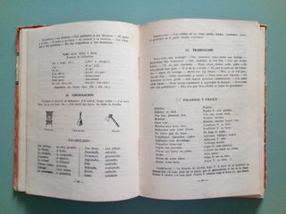 Libro antiguo "Francés primer curso"