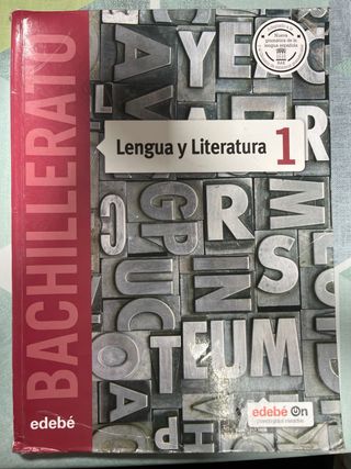 Libro Lengua y Literatura 1 bachillerato edebé