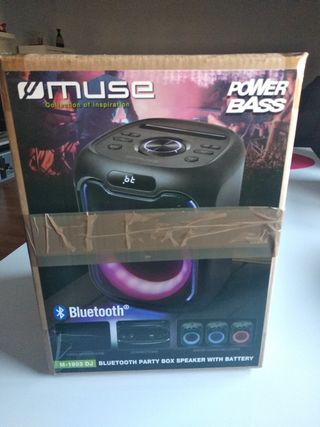 Muse Altavoz Portátil Bluetooth party 