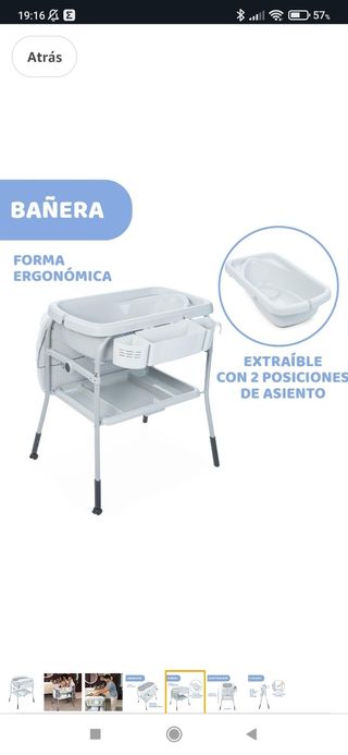 Bañera-cambiador chicco