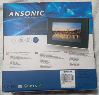 Marco de fotos digital de 7" Ansonic