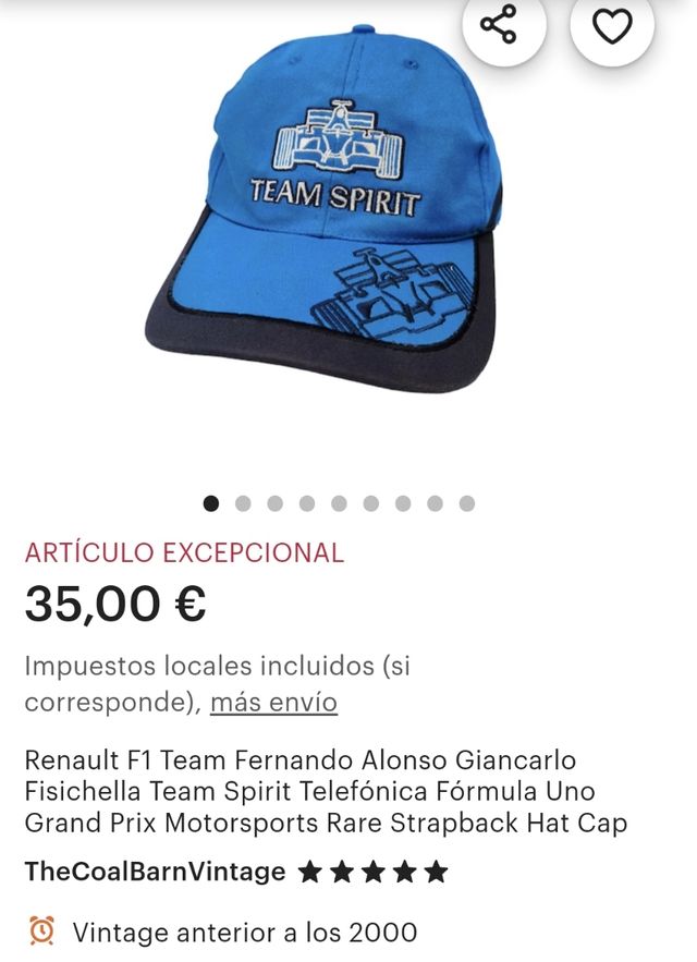 Gorra Vintage Renault