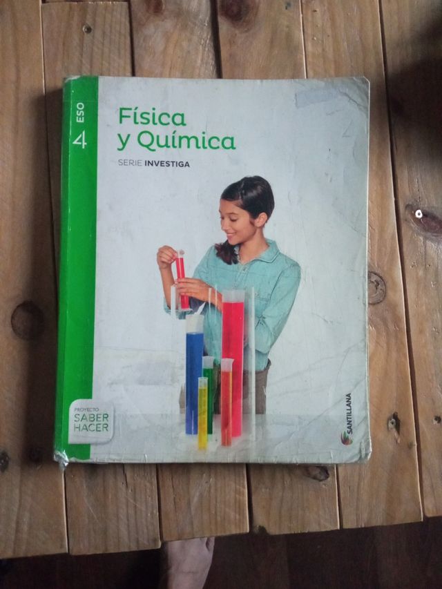 Libro de texto Física y química 4Eso