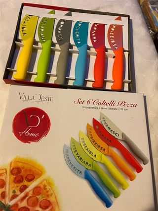 6 coltelli per pizza / idea regalo