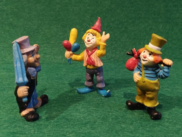 3 Figuras de PAYASOS vintage.