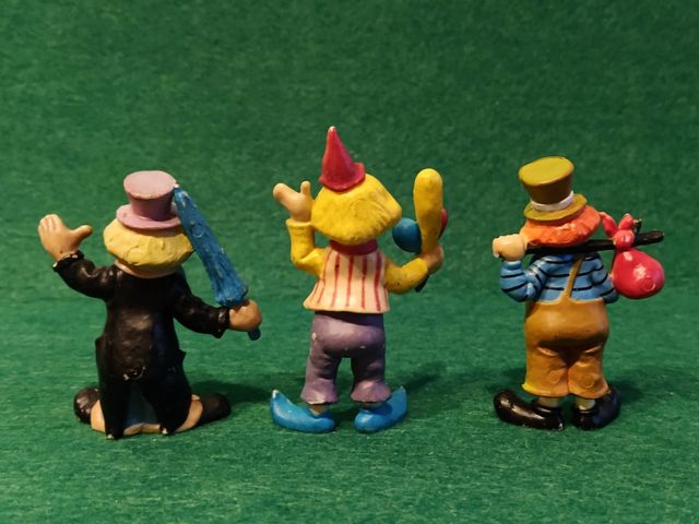3 Figuras de PAYASOS vintage.