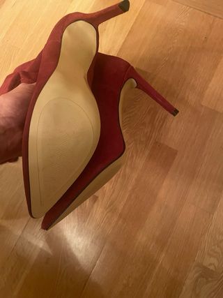 botas altas de Ante